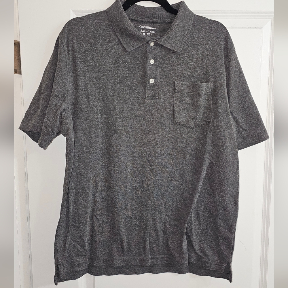 Croft & barrow Gray Polo Shirt for Men